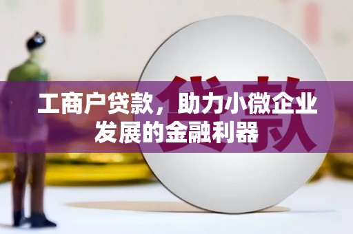 温岭工商户贷款，助力小微企业发展的金融利器