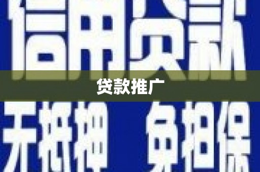 汝南贷款推广