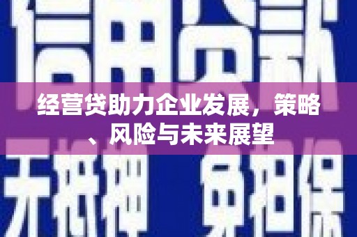 北投经营贷助力企业发展，策略、风险与未来展望