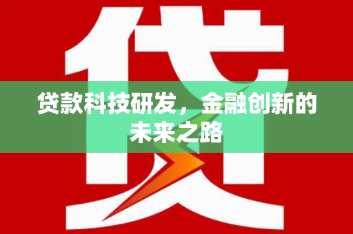 平舆贷款科技研发，金融创新的未来之路