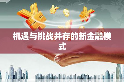 江宁机遇与挑战并存的新金融模式