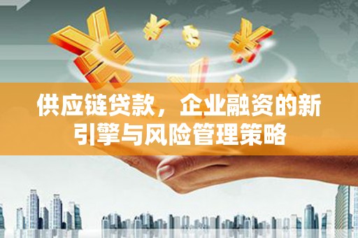 泾县供应链贷款，企业融资的新引擎与风险管理策略