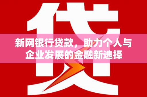 睢宁新网银行贷款，助力个人与企业发展的金融新选择