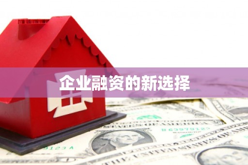 周口企业融资的新选择