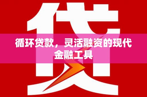 陆川循环贷款，灵活融资的现代金融工具